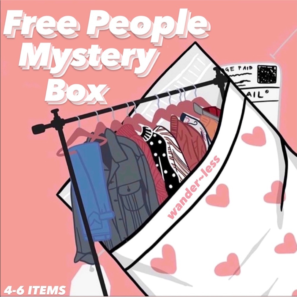 FREE PEOPLE MYSTERY BOX! 4-6 ITEMS​
